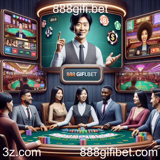 Experiência Imersiva no Casino Ao Vivo do 888gifi.bet